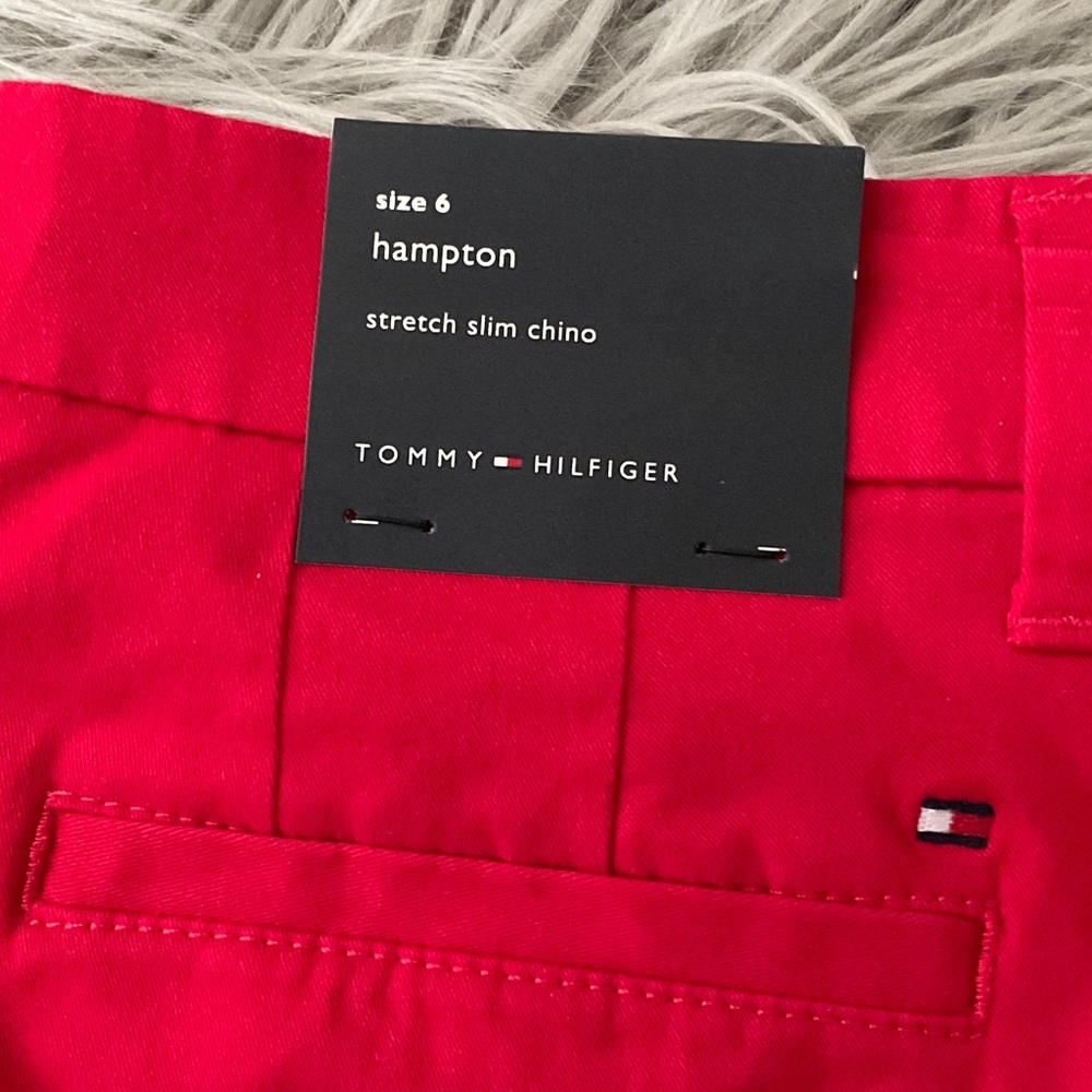 Tommy Hilfiger Bold Red Chinos - Picture 3 of 4